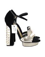Black Suede Alexander McQueen heels