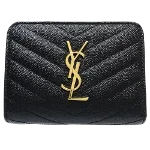 Black Leather Yves Saint Laurent Wallet