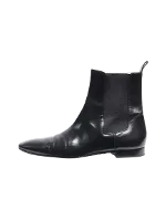 Black Leather Christian Louboutin Boots