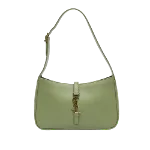 Green Leather Yves Saint Laurent Shoulder Bag