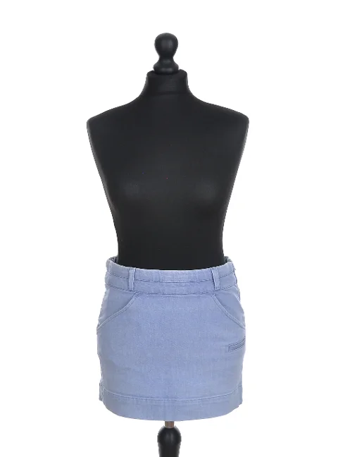 Blue Cotton Chloé Skirt