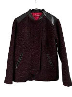 Burgundy Wool Comptoir des Cotonniers Jacket