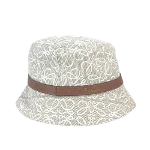 Beige Cotton Loewe Hat