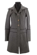 Grey Cotton Zadig & Voltaire Coat