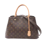 Brown Canvas Louis Vuitton Montaigne