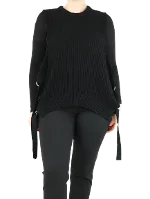 Black Cotton Helmut Lang Sweater