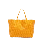 Yellow Fabric Goyard Tote