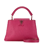 Pink Leather Louis Vuitton Capucines