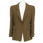 Green Wool Armani Jacket