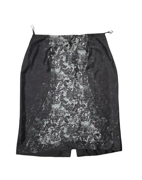 Black Silk Prada Skirt
