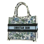 Multicolor Canvas Dior Book Tote