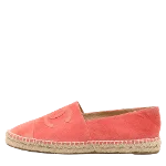 Pink Suede Chanel Espadrilles