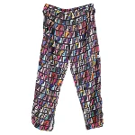Multicolor Fabric Fendi Pants