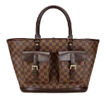 Brown Canvas Louis Vuitton Manosque