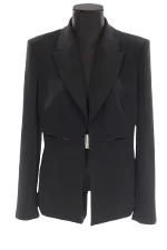 Black Polyester Pinko Blazer