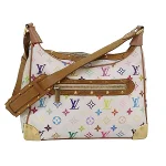 White Canvas Louis Vuitton Boulogne