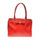 Red Plastic Kate Spade Tote