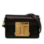 Black Leather Tom Ford Crossbody Bag