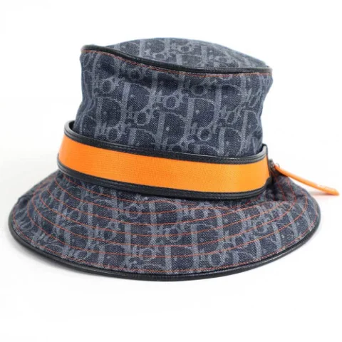 Orange Denim Dior Hat