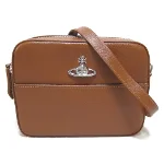 Brown Leather Vivenne Westwood Shoulder Bag