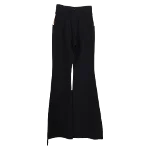 Black Polyester Balmain Pants