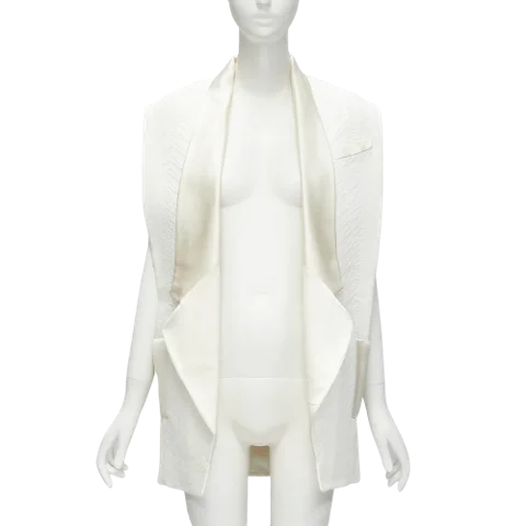 White Fabric Balmain Jacket