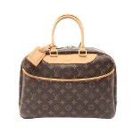 Brown Canvas Louis Vuitton Deauville 