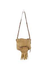 Gold Canvas Jérôme Dreyfuss Shoulder Bag