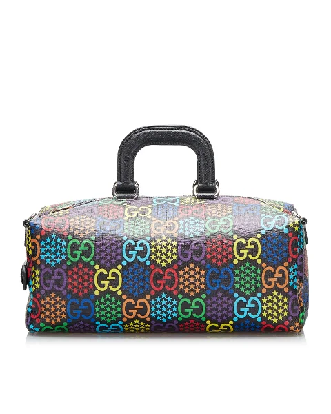 Multicolor Canvas Gucci Handbag