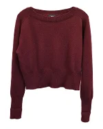 Burgundy Wool Theory Sweater