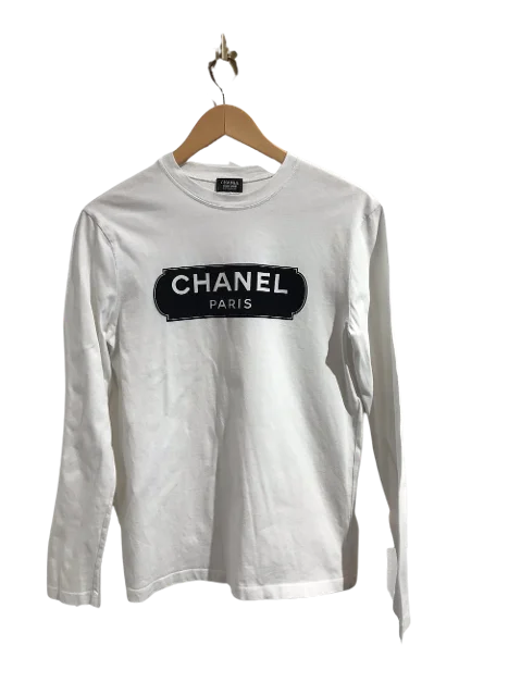 White Cotton Chanel Top