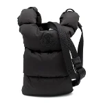 Black Fabric Moncler Shoulder Bag