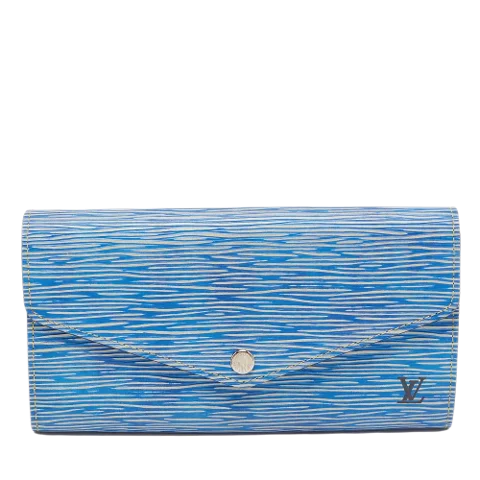 Blue Leather Louis Vuitton Wallet
