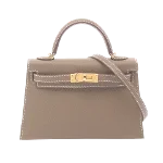 Grey Fabric Hermès Kelly