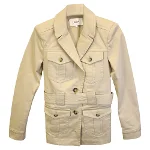 Beige Cotton Ba&sh Jacket
