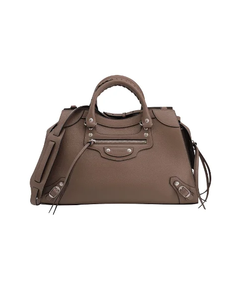 Beige Leather Balenciaga Handbag