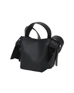 Black Leather Acne Studios Handbag