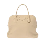 Beige Leather Hermès Bolide