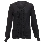 Black Wool Chloé Cardigan