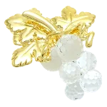 Gold Metal SWAROVSKI Brooch