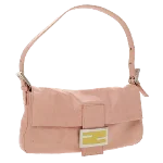 Pink Leather Fendi Baguette