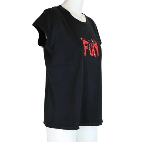 Black Fabric Givenchy Top