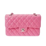 Pink Leather Chanel Timeless