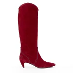 Red Suede Roger Vivier Boots
