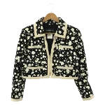 Black Cotton Chanel Jacket