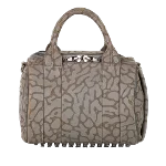 Grey Leather Alexander Wang Handbag