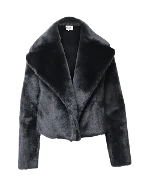 Black Fabric Diane Von Furstenberg Jacket