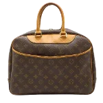 Brown Canvas Louis Vuitton Bowling Vanity