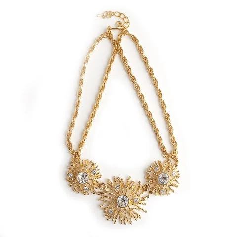 Gold Metal Kenneth Jay Lane Necklace