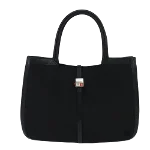 Black Canvas Bally Handbag